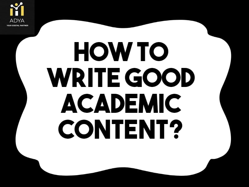 Academic Writing Academic Writing